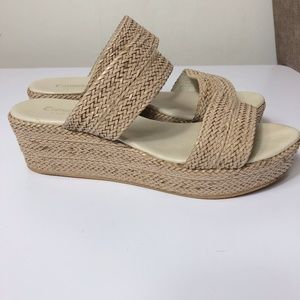 Anthropologie Carman Salas Woven Platform Sandal